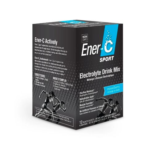 Ener-C, Sport Electrolyte Drink Mix, Mixed Berry, 12pk