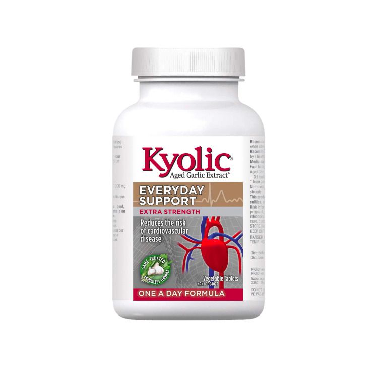 Kyolic, Extra Strength One A Day Formula, 1000 mg, 60 Tablets