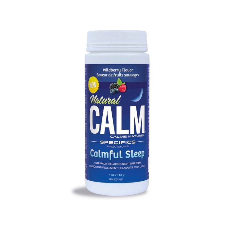 美国Natural Calm天然睡眠冲剂 添加镁螯合物/褪黑素/GABA/茶氨酸 减少入睡时间 加深睡眠深度