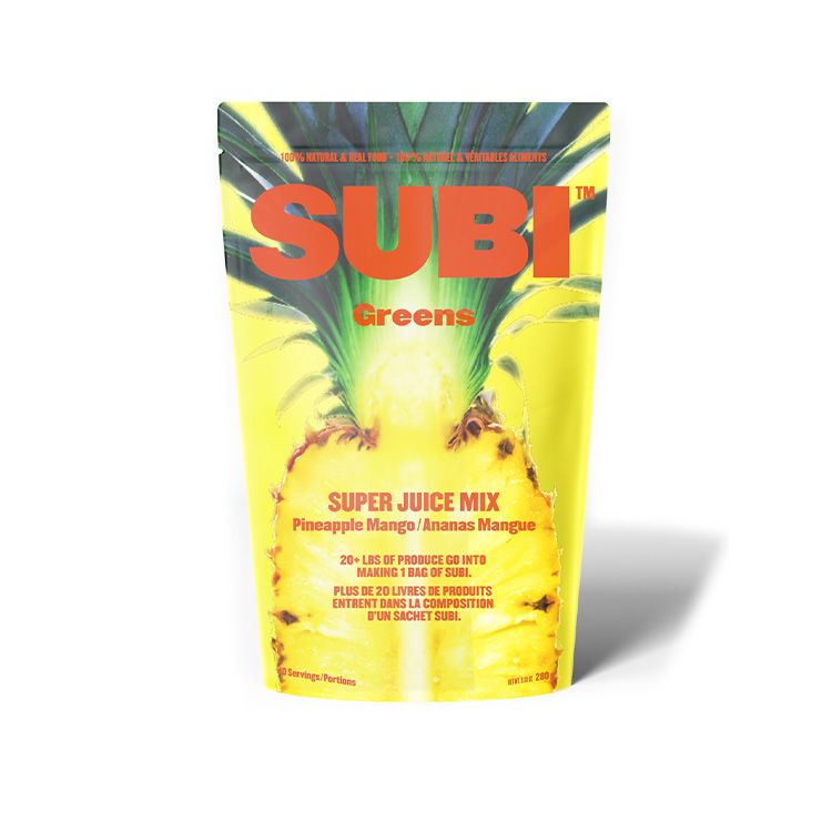 Subi, Super Juice Mix, Pineapple Mango, 280g