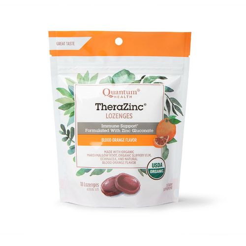 Quantum Health, Therazinc Lozenges, Blood Orange, 18s