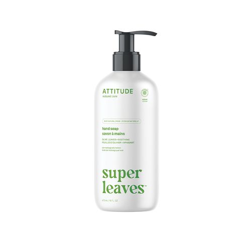 Attitude, Super Leave, Liquid Hand Soap, Olive Leaves 473ml