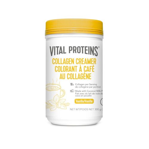 美国Vital Proteins胶原蛋白肽奶精 香草味 美国销售第1品牌 有机椰奶提取