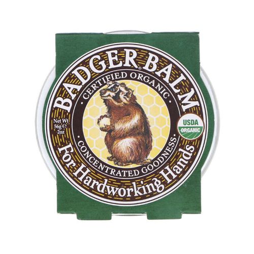 美国Badger贝吉獾有机护手膏 56克大罐装 抚平软化皲裂粗糙风化皮肤