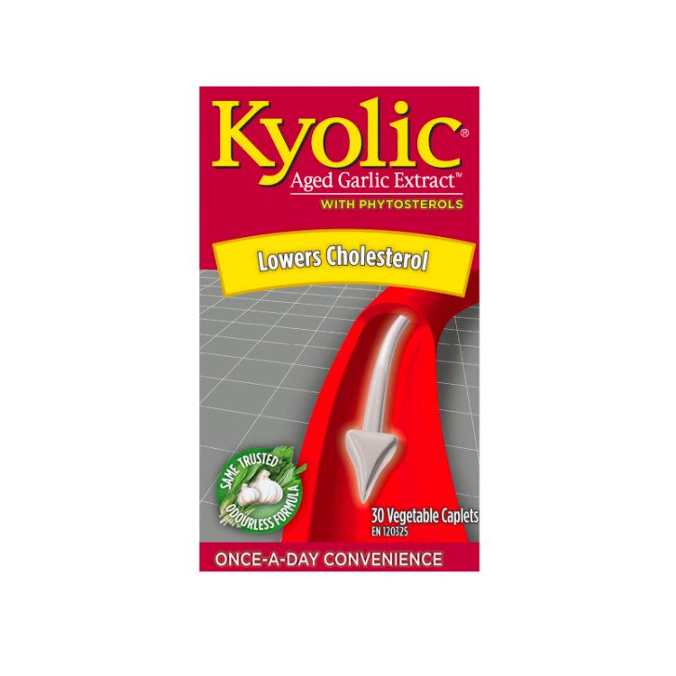 美国Kyolic有机陈化大蒜精华素 添加植物甾醇 双重成分降胆固醇