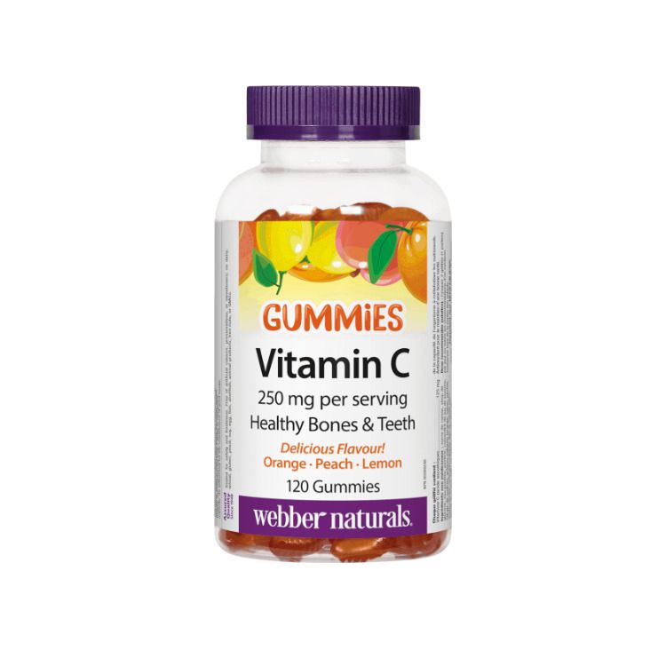 Webber Naturals, Vitamin C, 250 mg, 120 Gummies