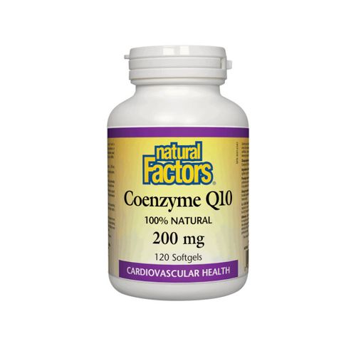 Natural Factors, Coenzyme Q10, 200mg, 120 Softgels