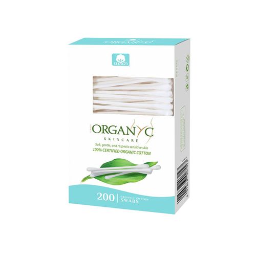 Organyc, Beauty Cotton Swabs, 200 Counts