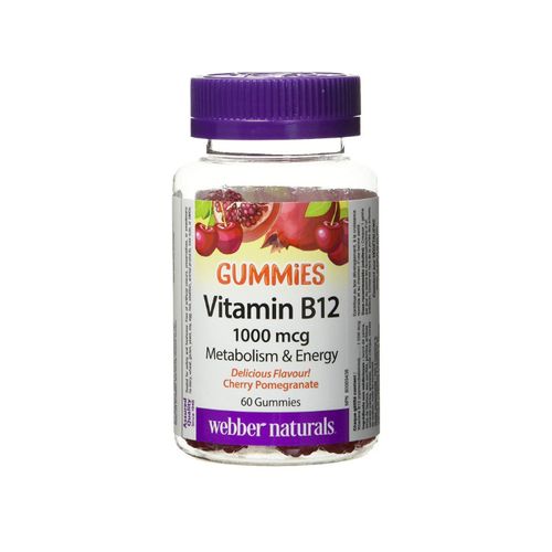 Webber Naturals, Vitamin B12, 60 Gummies
