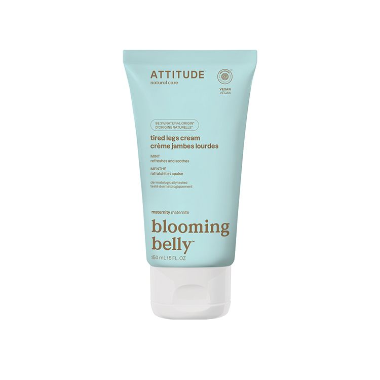 Attitude, Blooming Belly Cream For Tired Legs - Mint, 150ml