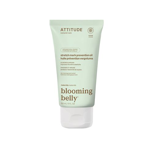 Attitude, Blooming Belly Pregnancy Stretch Marks Oil - Almond & Argan, 150ml