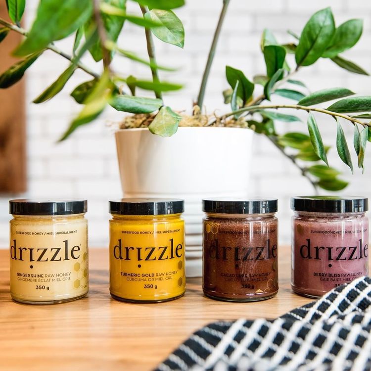 加拿大drizzle超级食物蜂蜜系列 350克 高级可可蜂蜜 提振情绪 补充能量  天然生蜂蜜