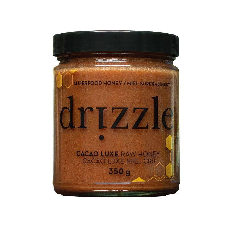 加拿大drizzle超级食物蜂蜜系列 350克 高级可可蜂蜜 提振情绪 补充能量  天然生蜂蜜