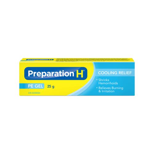 Preparation H, PE Gel Cooling Relief, 25g