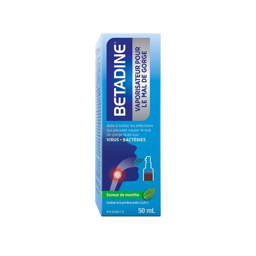 Betadine, Sore Throat Spray, 50 mL