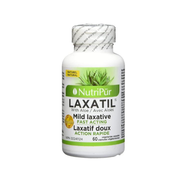 加拿大NutriPur Laxatil天然便秘缓解胶囊 快速缓解偶发性便秘