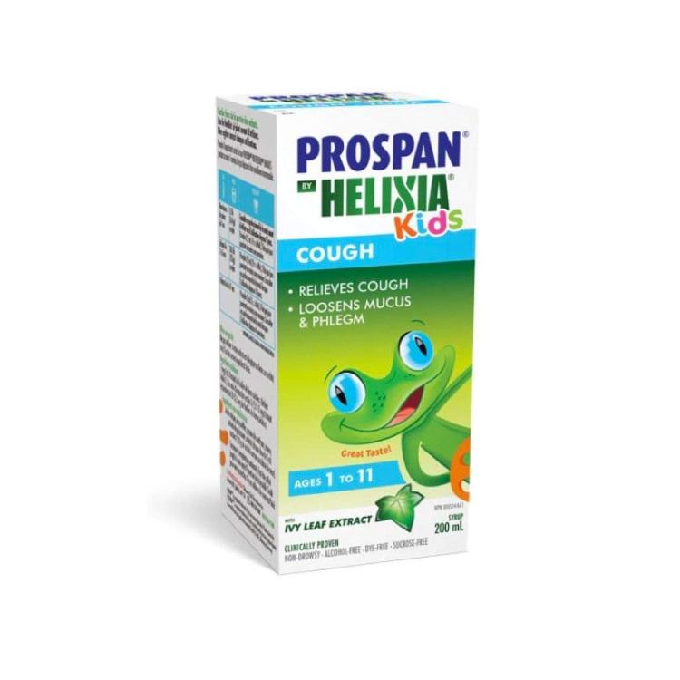 Prospan by Helixia, Kids Cough Prospan Syrup, 200 ml Lifeplus Natural
