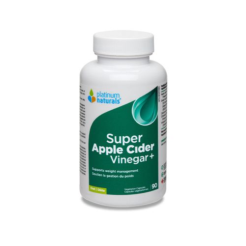 Platinum Naturals, Super Apple Cider Vinegar+, 90 Capsules