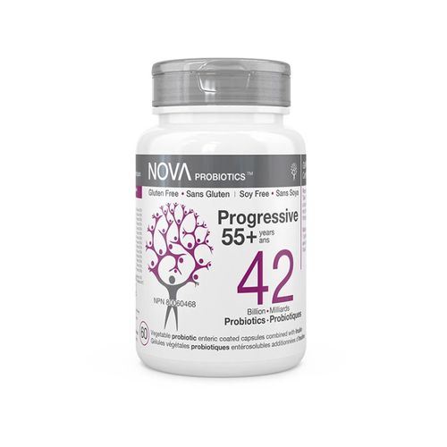 Nova Probiotics, Progressive 55+ 42 Billion, 60 Vcaps