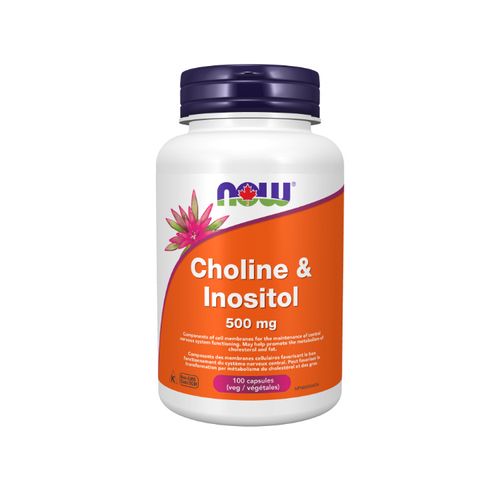 Now Foods, Choline & Inositol, 500mg, 100 Vcaps