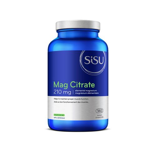 SiSU, Mag Citrate 210mg, 180 Tablets
