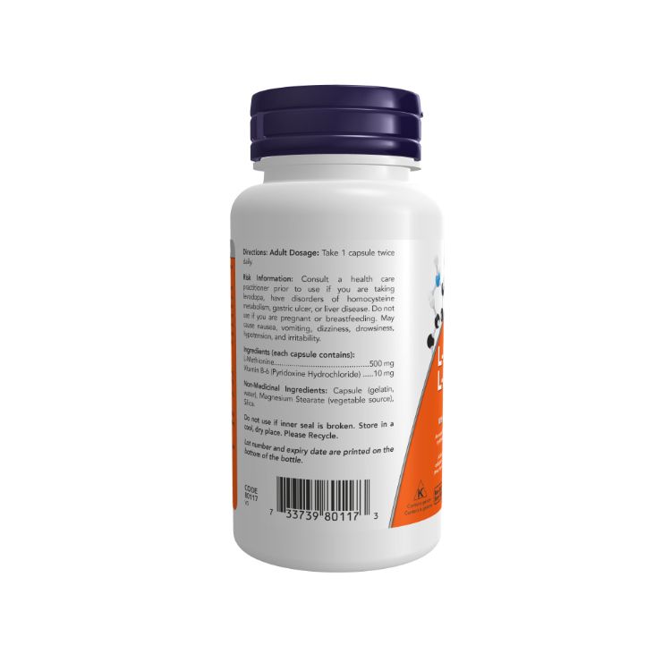 Now Foods, L-Methionine, 500mg, 100 Capsules