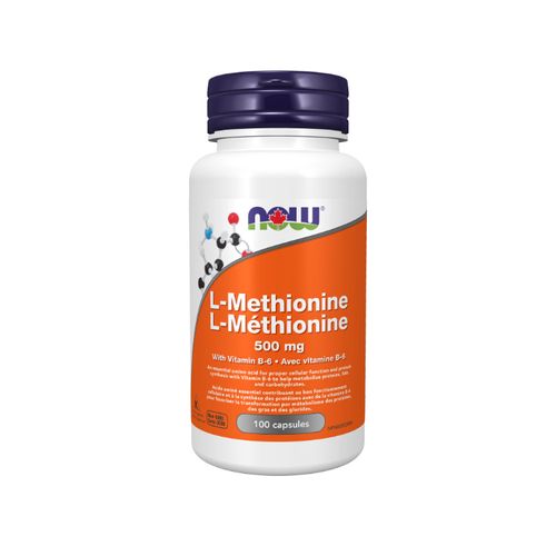 Now Foods, L-Methionine, 500mg, 100 Capsules