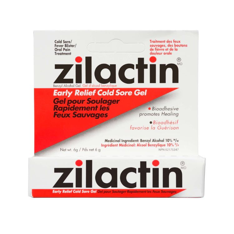 美国Zilactin口腔溃疡舒缓软膏 治疗早期唇疱疹发烧疱疹 缓解疼痛长达6小时
