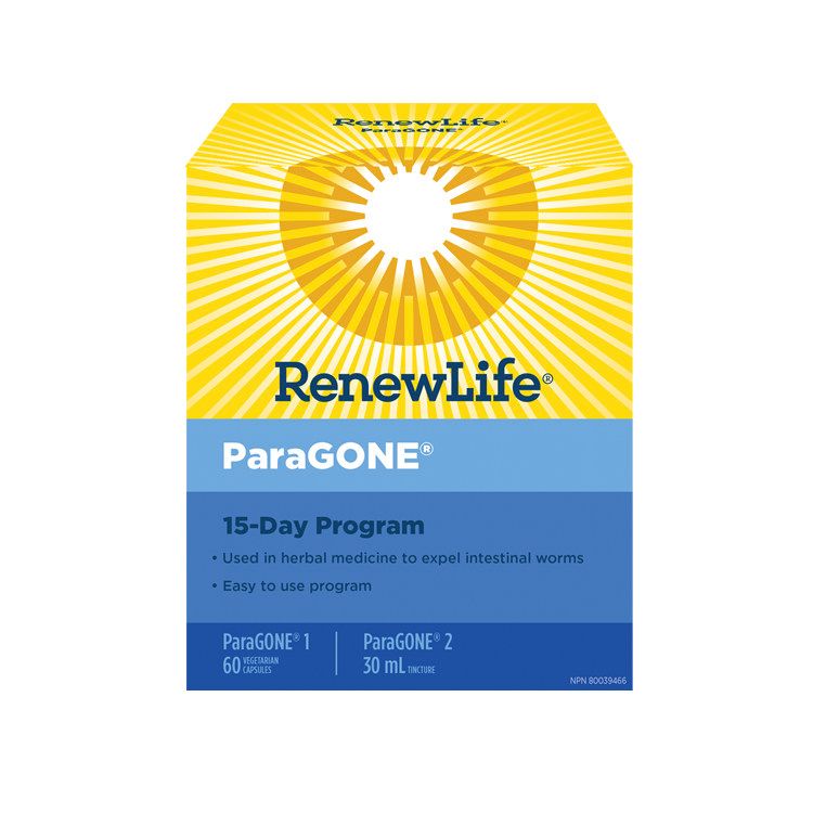 加拿大Renew Life清肠袪虫套盒 15天计划 天然草本排寄生虫 杀除体内细菌