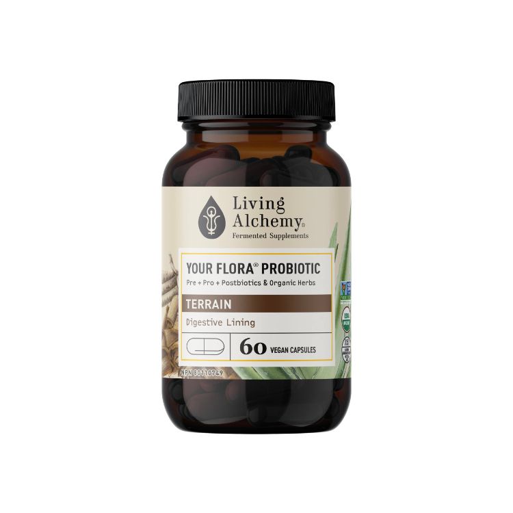 加拿大Living Alchemy聚合发酵益生菌 修复配方/60粒 全面支持消化系统健康 添加榆树皮芦荟 修复肠道内壁