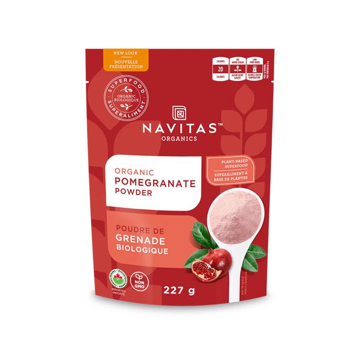 美国Navitas有机冻干石榴粉 无糖无添加 抗氧化超级食物 生酮可用