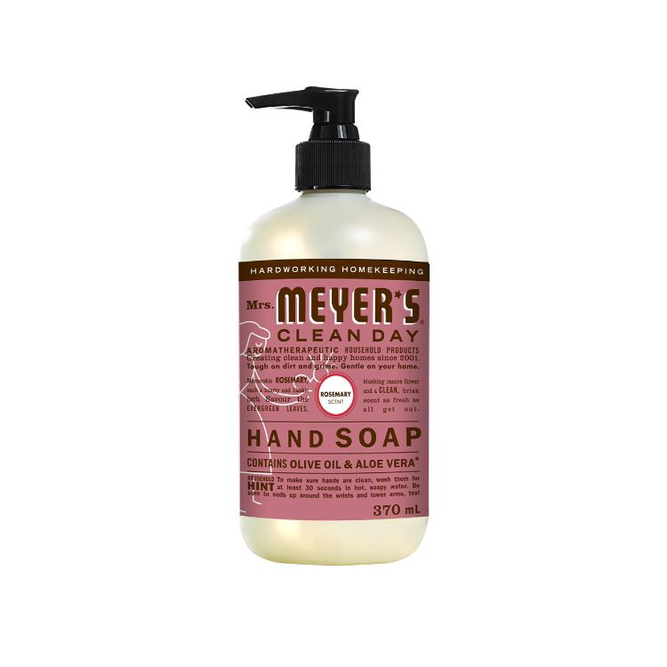 美国Mrs. Meyer's Clean Day洗手液 370ml 迷迭香味道 含橄榄油芦荟 深度保湿