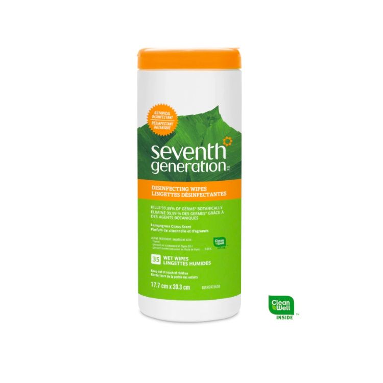 Seventh Generation, Disinfecting Wipes, 35ct