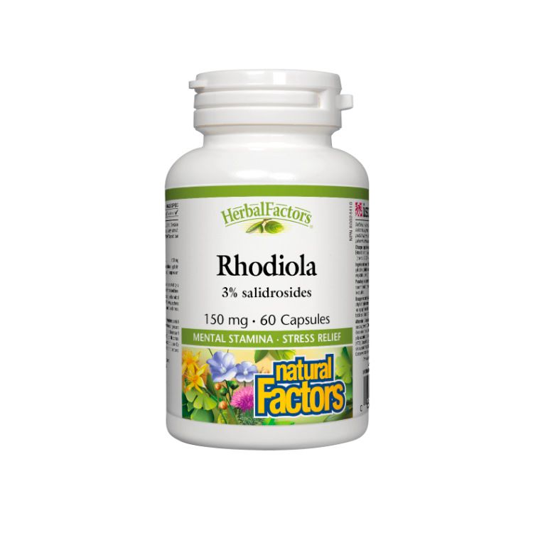 Natural Factors, Rhodiola, 150mg, 60 Capsules