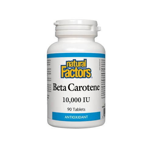Natural Factors, Beta Carotene, 10000 IU, 90 Tablets