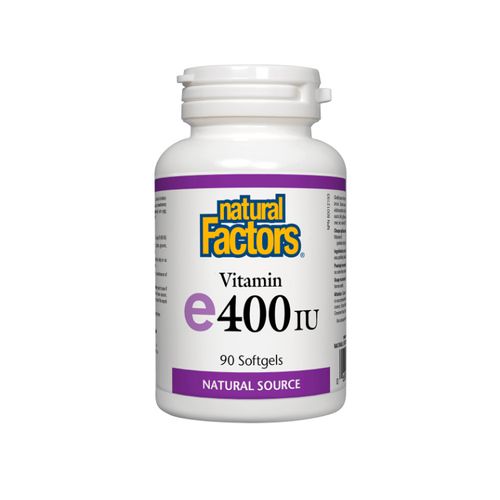 Natural Factors, Vitamin E, Natural Source, 400 IU, 90 Softgels