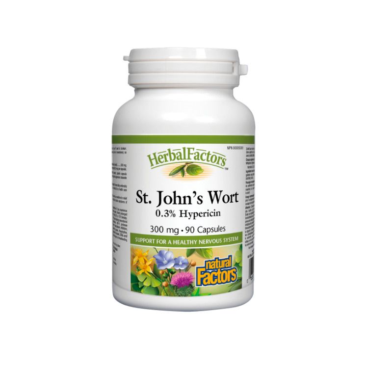 Natural Factors, St. John’s Wort, 300mg, 90 Capsules