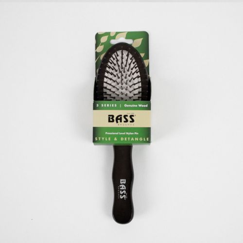 美国Bass Brushes 3系列尼龙齿梳子 专业设计 椭圆梳头