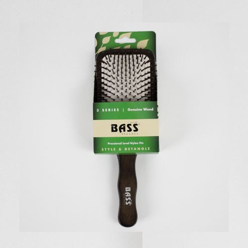 美国Bass Brushes 3系列尼龙齿梳子 专业设计 大号梳头