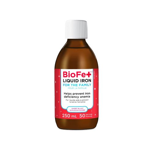 加拿大KidStar BioFe+儿童孕妇补铁液 250ml 添加维生素B6和B12 儿童孕妇均可用 不刺激肠胃不便秘