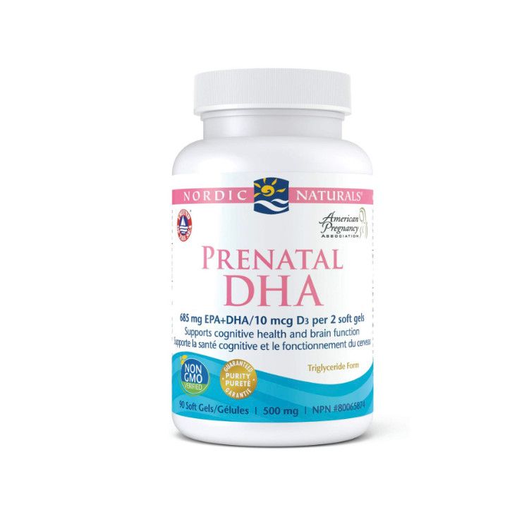 Nordic Naturals, Prenatal DHA, 500mg, 90 Soft Gels