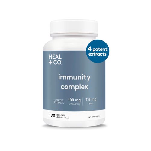 Heal+Co., Immunity Blend 500mg, 120 Capsules