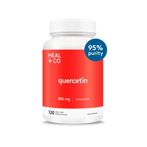 Heal+Co., Quercetin 500mg, 120 Capsules