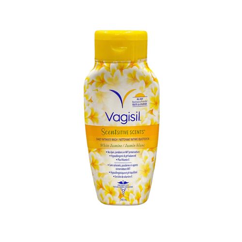Vagisil, Scentsitive Scents Daily Intimate Wash, White Jasmine, 240ml