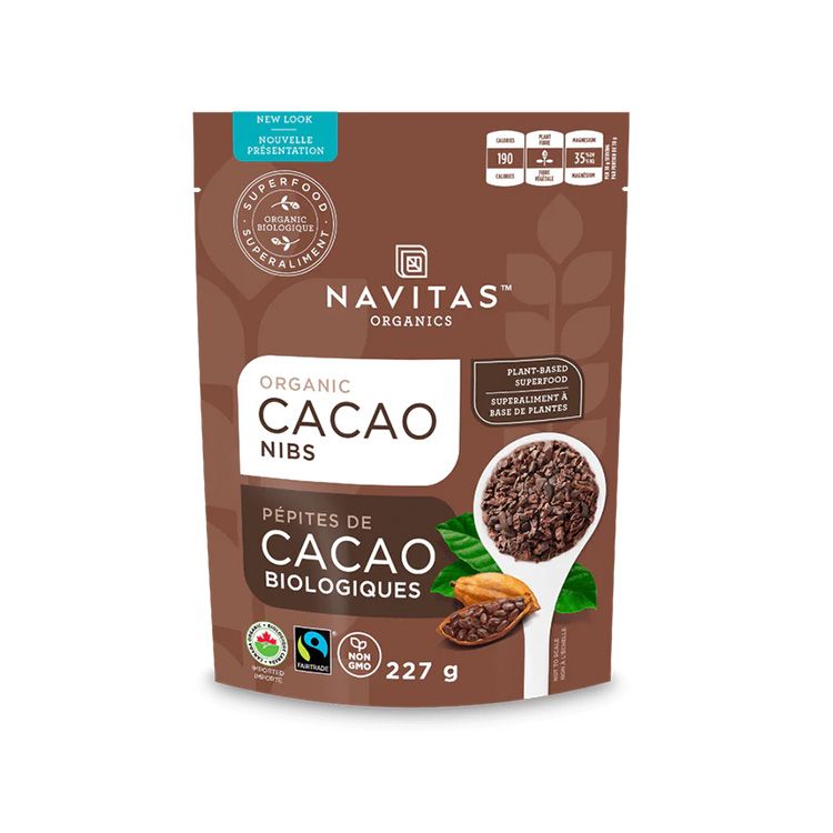 Navitas Organics, Cacao Nibs, 227g