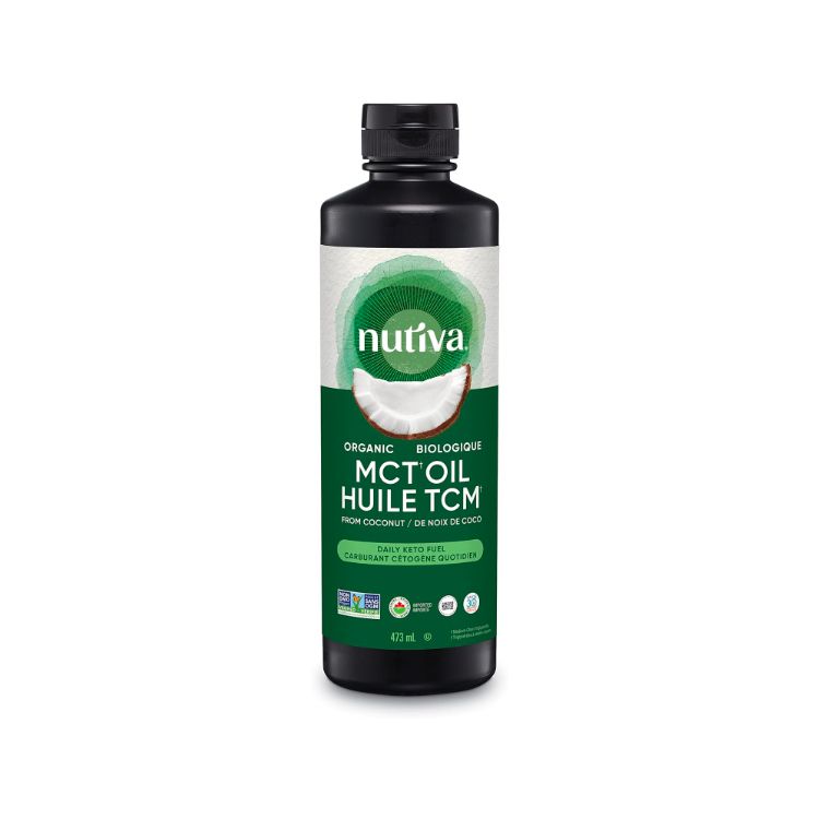 美国Nutiva有机MCT油 473毫升装 100％有机椰子提取 快速提供能量 有助体重管理
