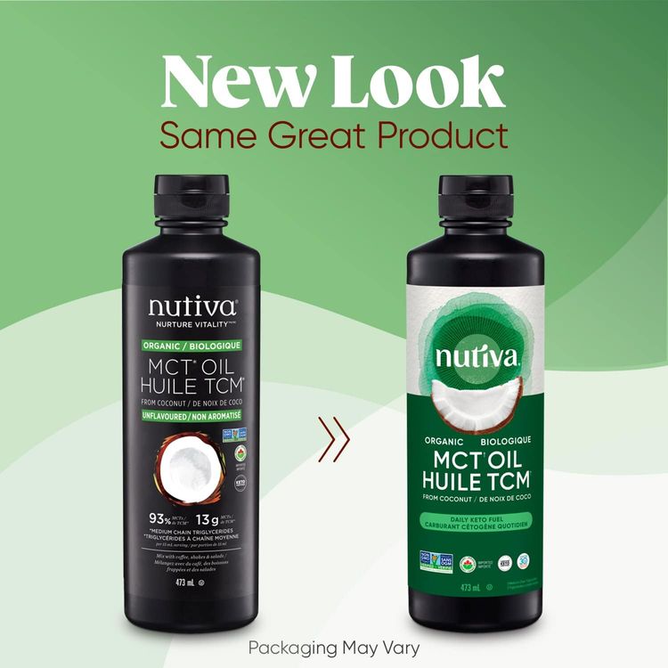 美国Nutiva有机MCT油 473毫升装 100％有机椰子提取 快速提供能量 有助体重管理
