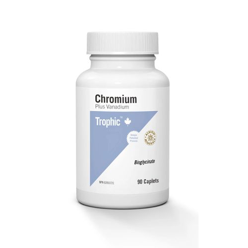 Trophic, Chromium plus Vanadium Chelazome, 90 Tabs