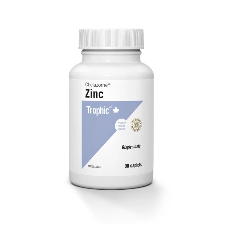 Trophic, Zinc Chelazome, 15mg, 90 Tabs