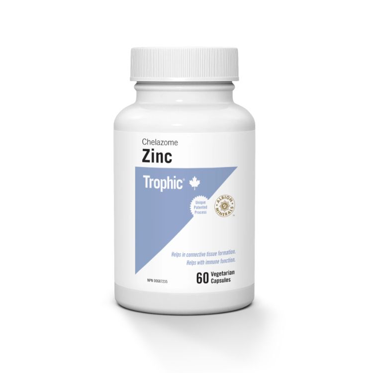 Trophic, Zinc Chelazome, 30mg, 60 Veg Capsules